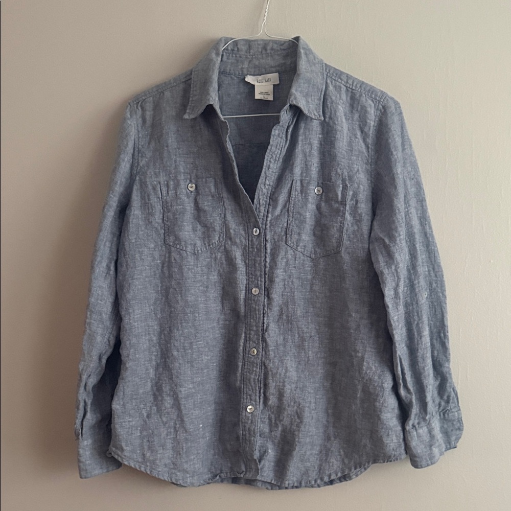 Kate Hill linen shirt size L